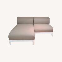 Room & Board Light Gray Fabric Patio Furniture