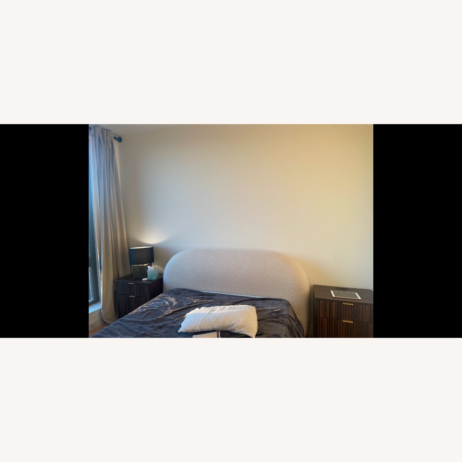 Dark Brown Wood Nightstands - image-1