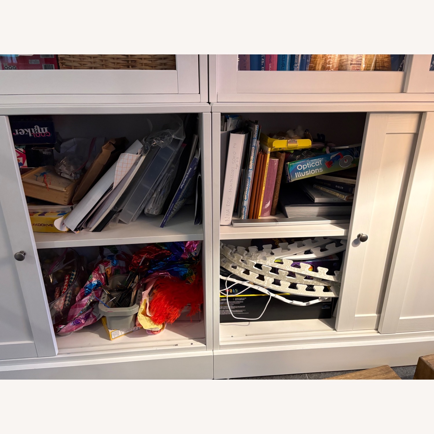 IKEA Havsta White Wood Media Storage - image-3