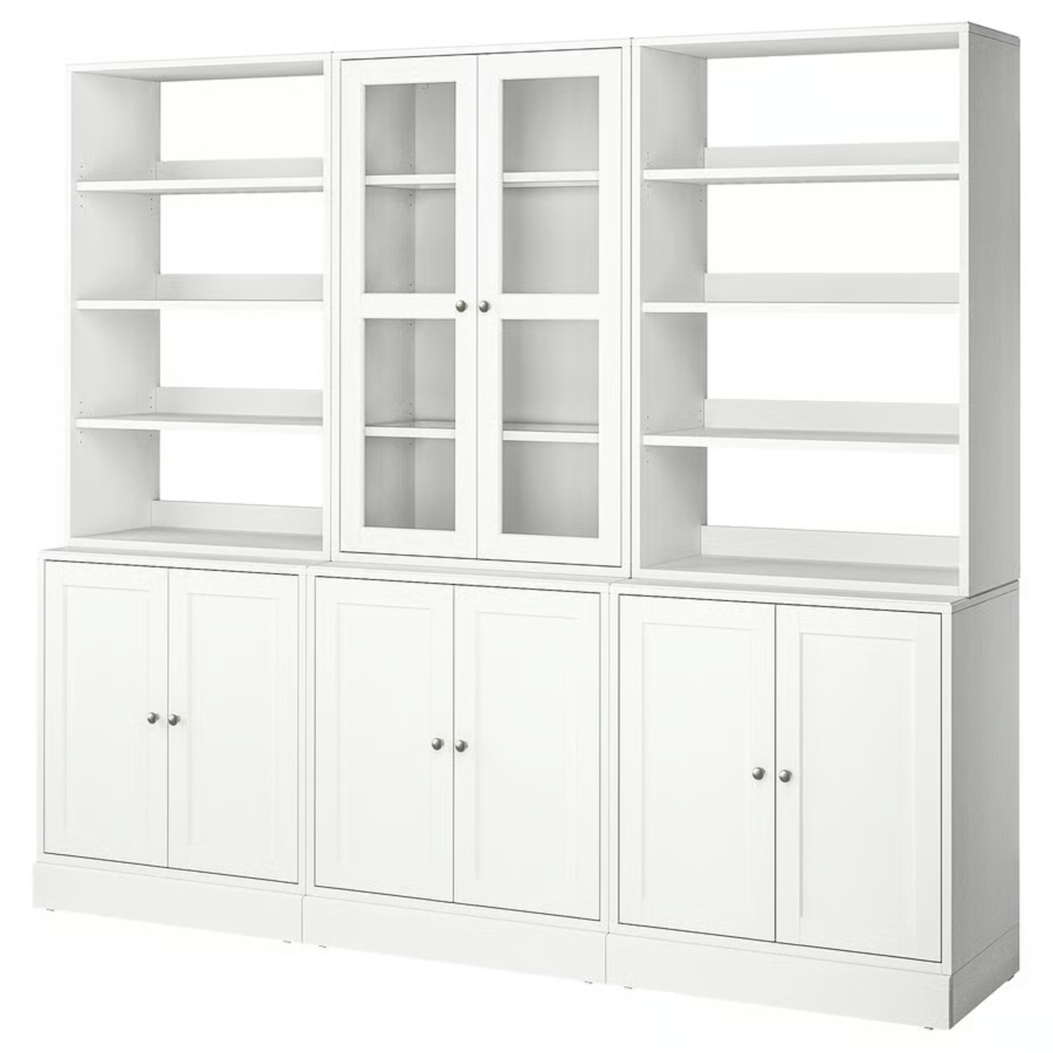 IKEA Havsta White Wood Media Storage - image-9