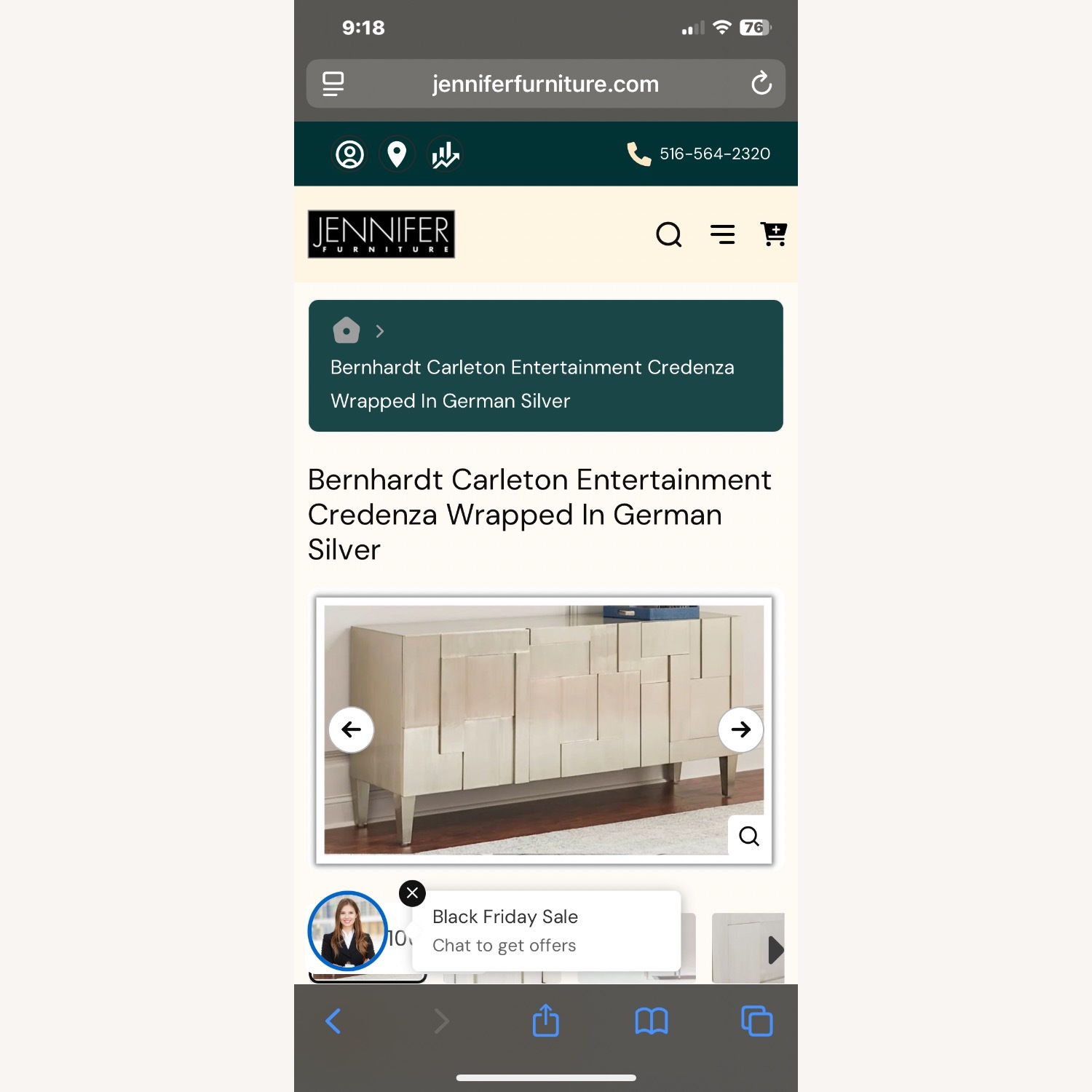 Bernhardt Carleton Entertainment Credenza - image-7