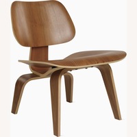 Eames Molded Plywood Lounge Chair in Walnut