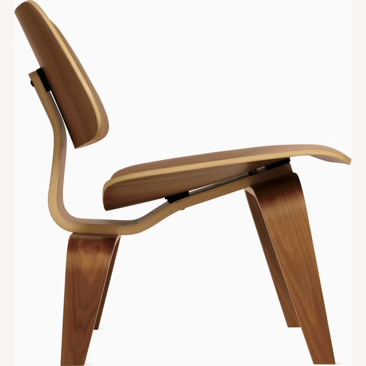 Eames Molded Plywood Lounge Chair in Walnut - image-2
