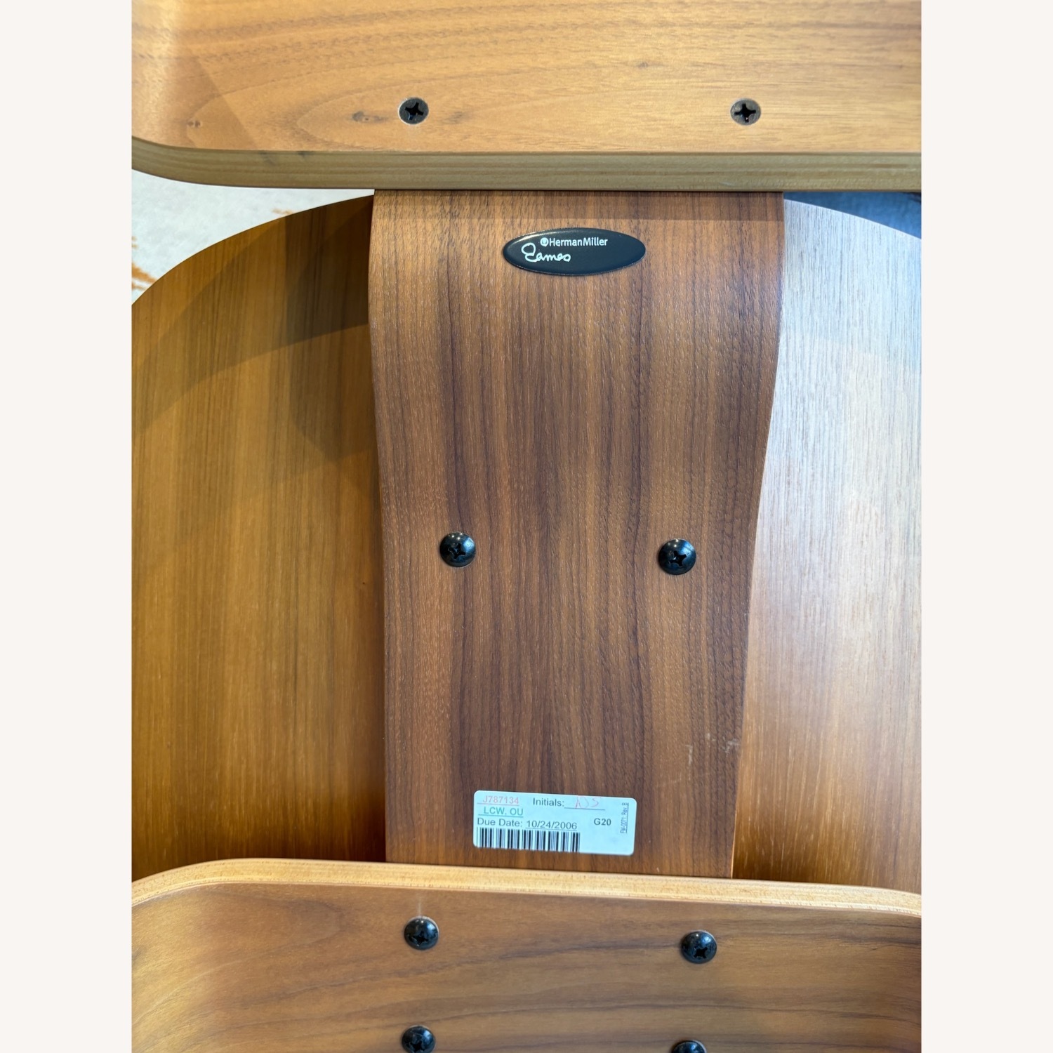 Eames Molded Plywood Lounge Chair in Walnut - image-4