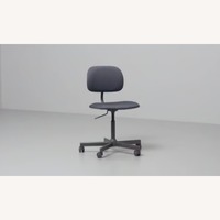 IKEA Bleckberget Gray Swivel Chair