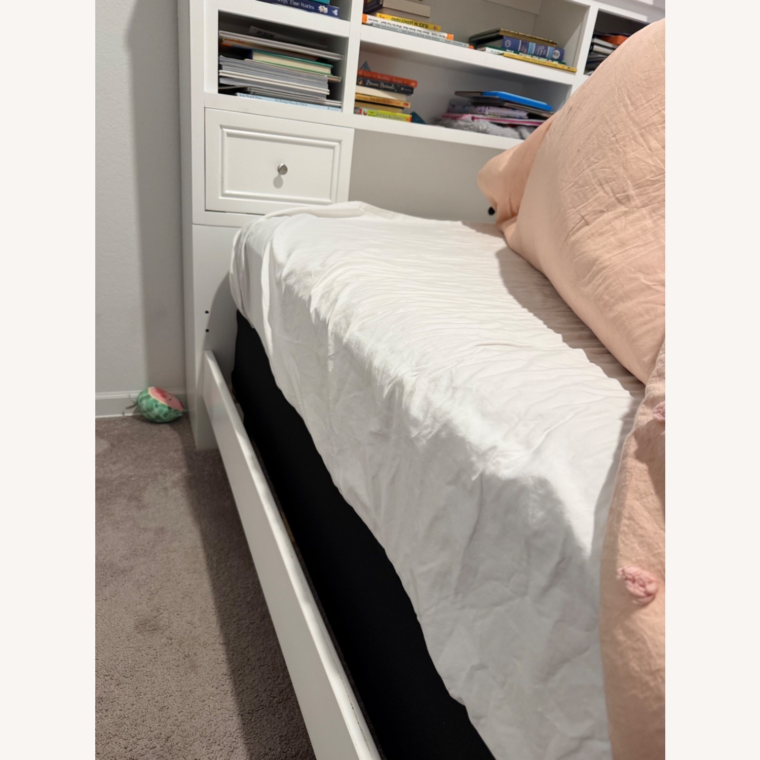 Rooms To Go White Wood Headboard - image-3