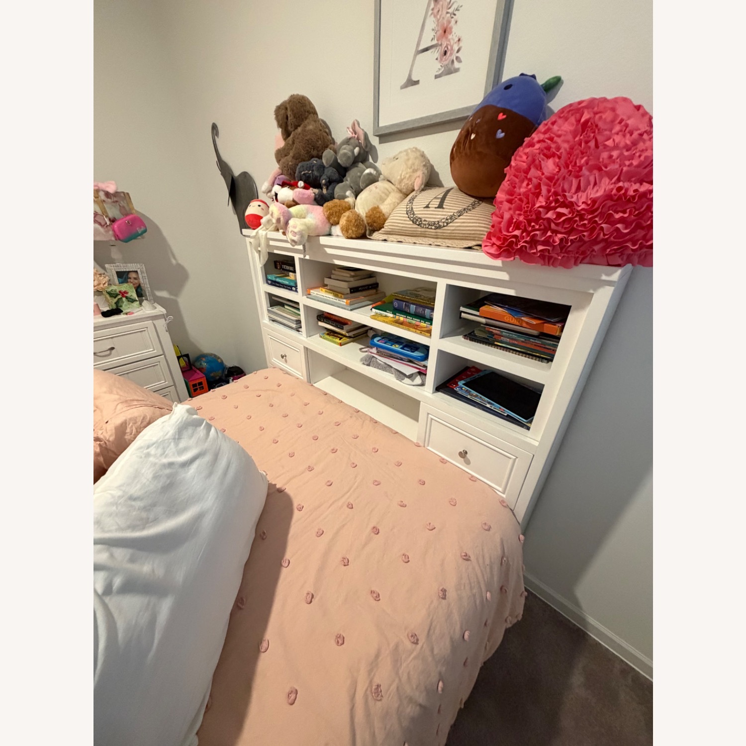 Rooms To Go White Wood Headboard - image-4