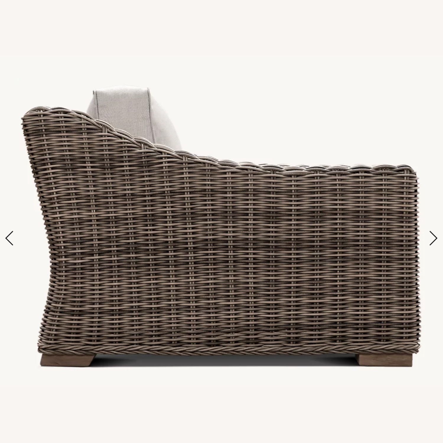 Restoration Hardware Dark Brown Patio Chair - image-2