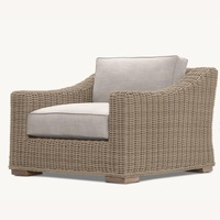 Restoration Hardware Dark Brown Patio Chair