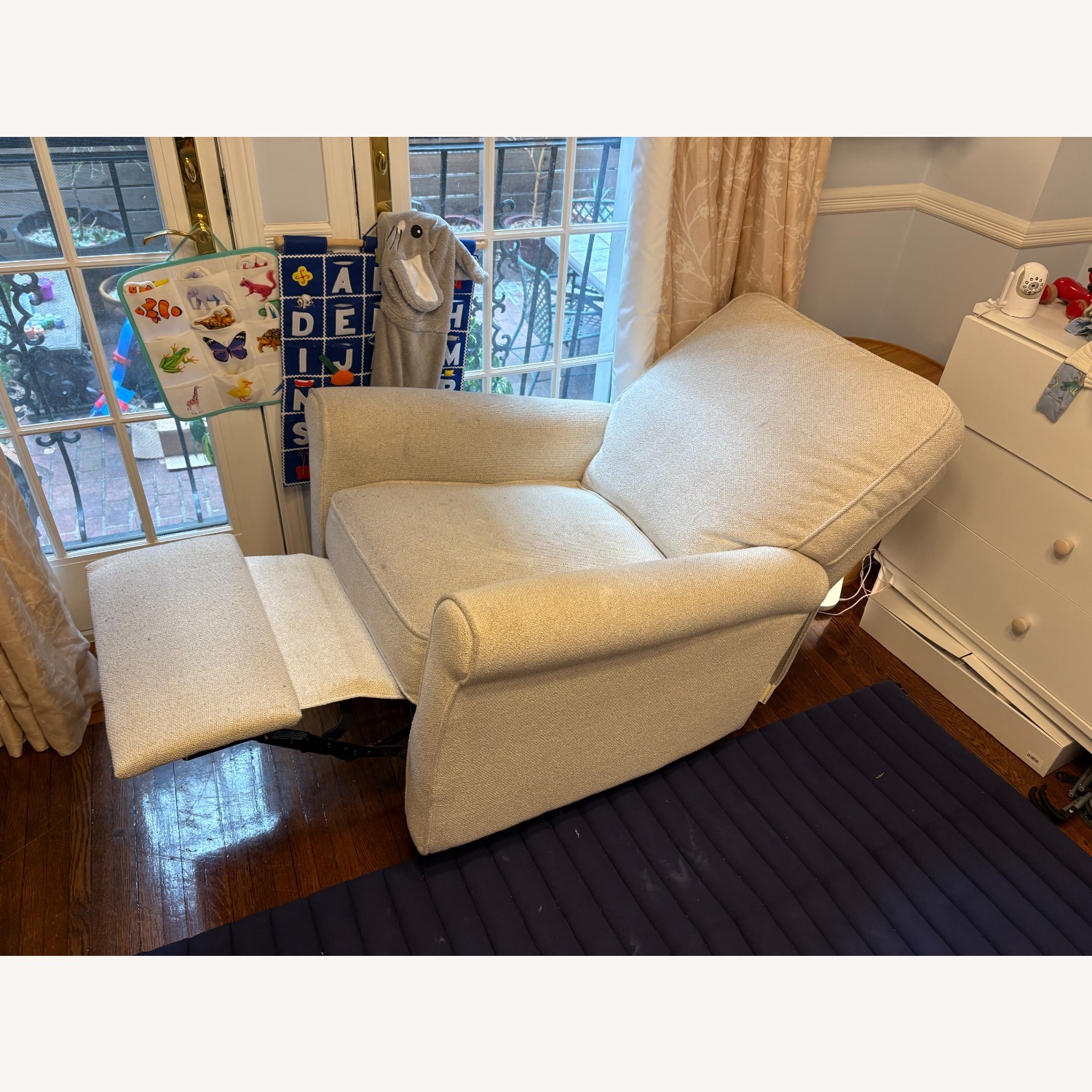 Pottery Barn Kids White Recliner - image-3