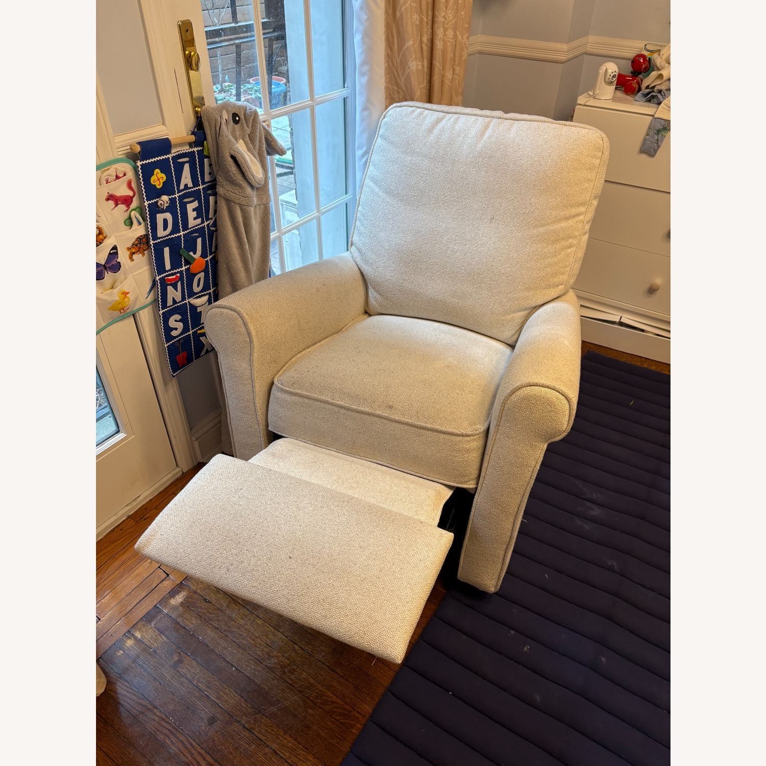 Pottery Barn Kids White Recliner - image-2