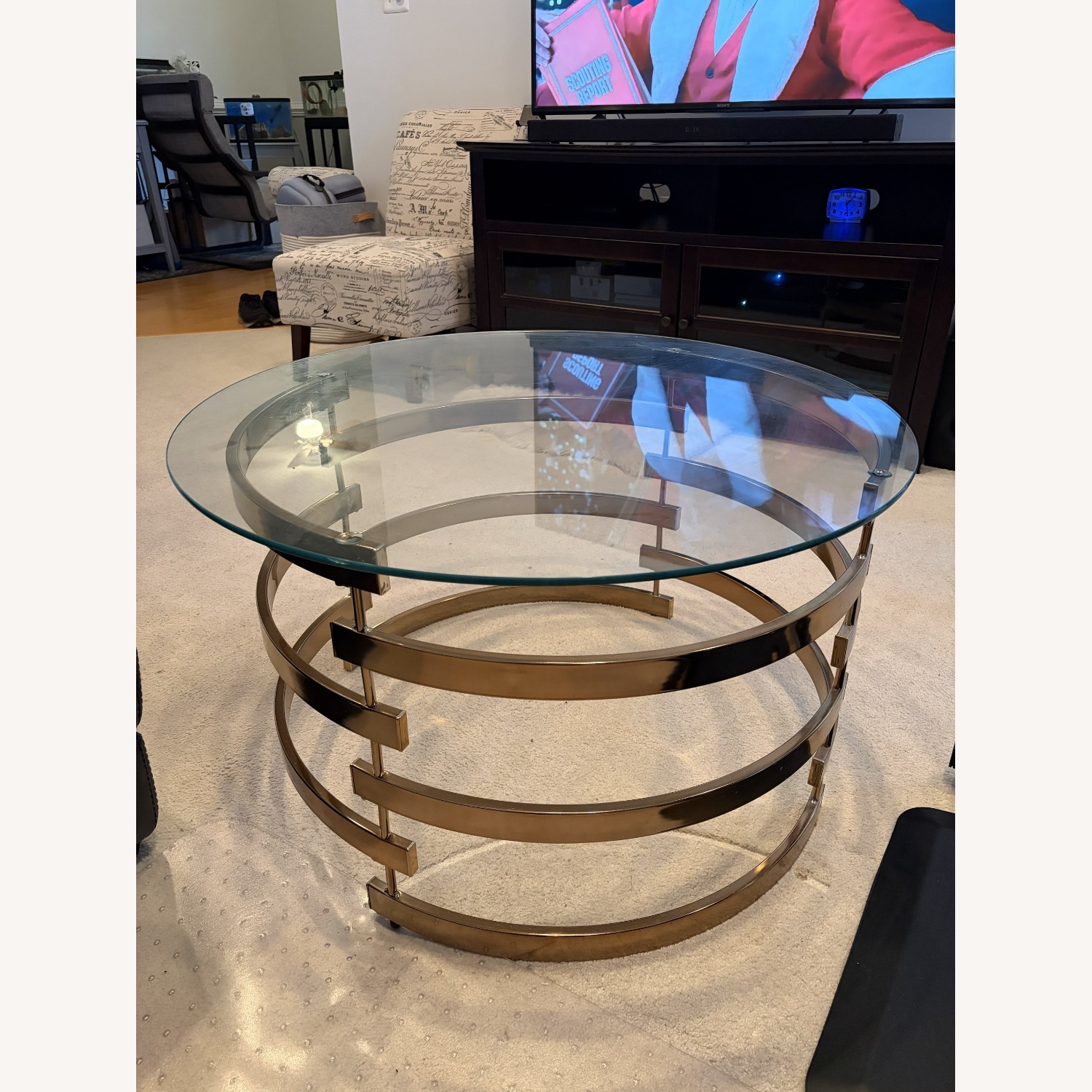 Wayfair Reuss Glass Coffee Table - image-1