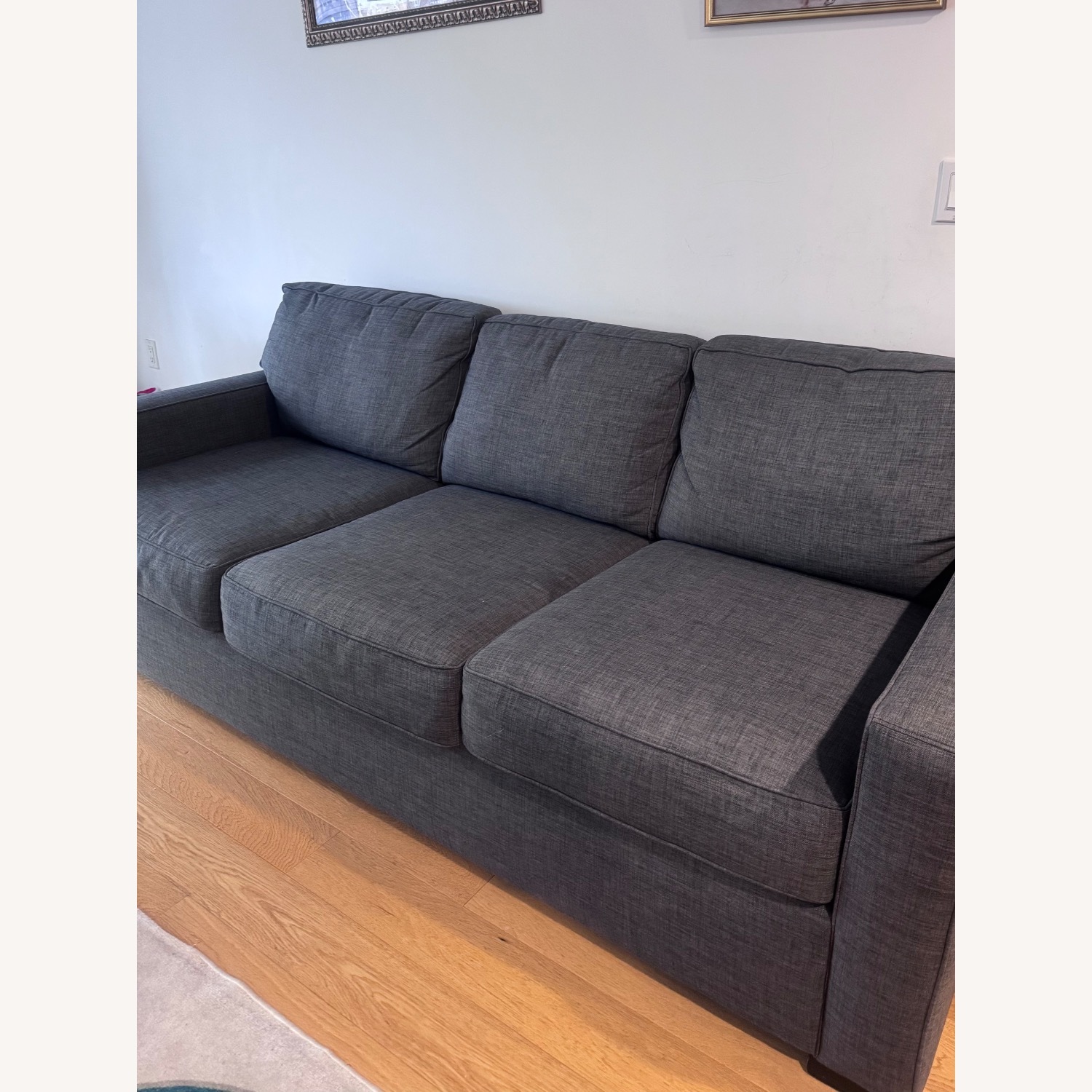 Macy's Radley Dark Gray 3+ Seater Sofa - image-2