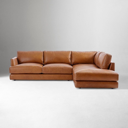 Used West Elm Haven Light Brown 2 Piece Sectional for sale on AptDeco