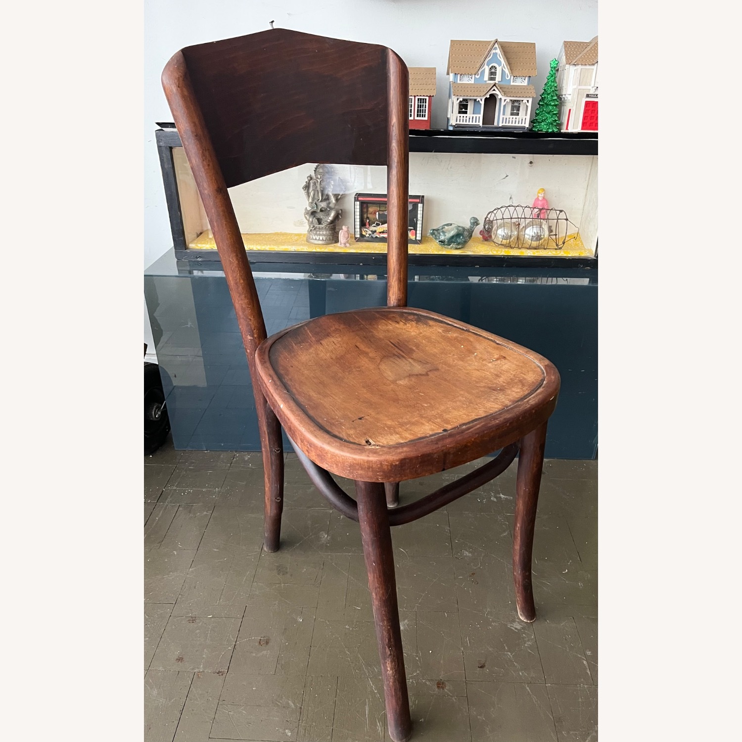 Antique Thonet Bentwood Cafe Chair Early 20th C.   - image-4