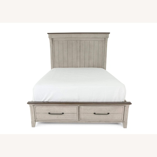 Used Queen Bed with Storage Drawers for sale on AptDeco