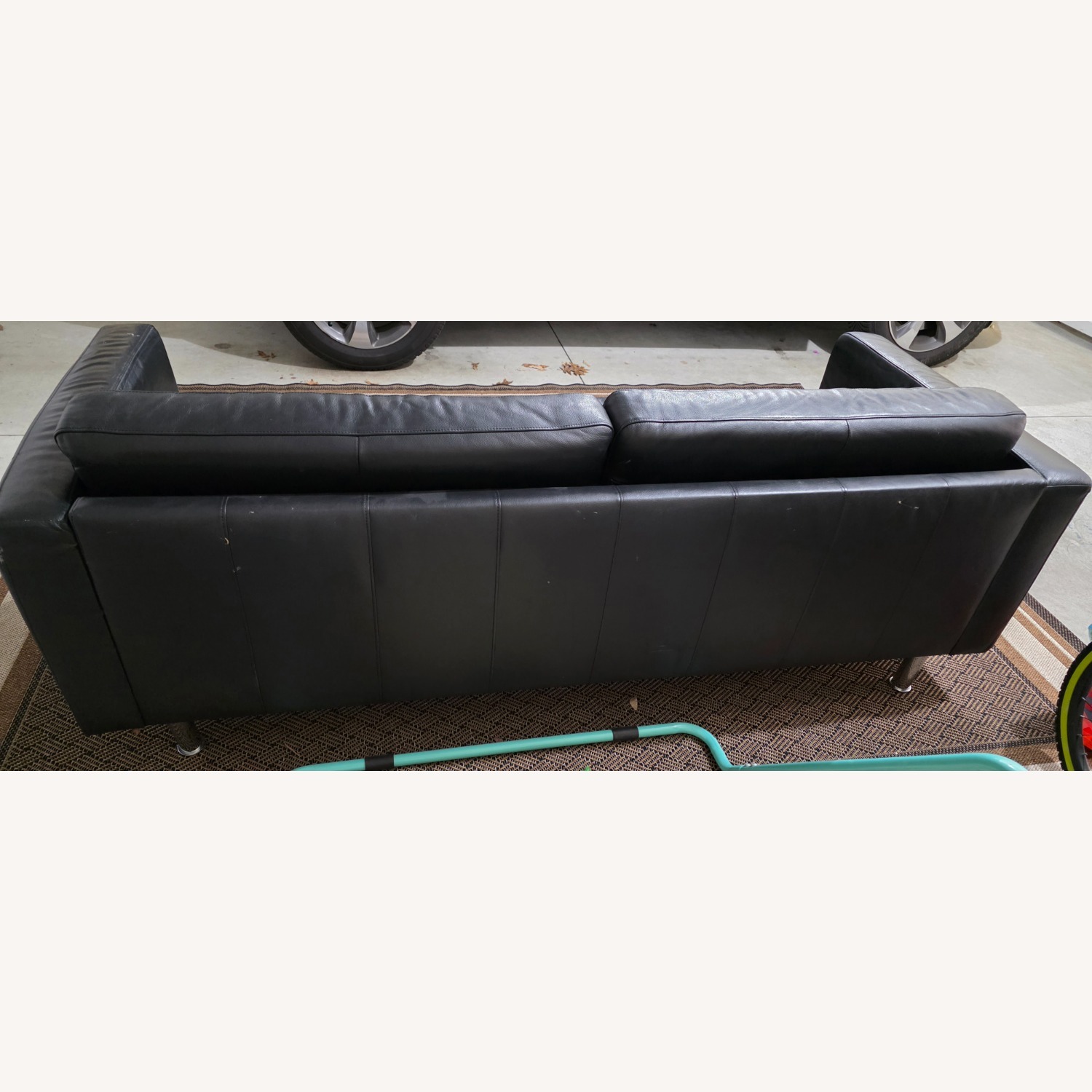 IKEA MORABO Black 3+ Seater Sofa - image-4