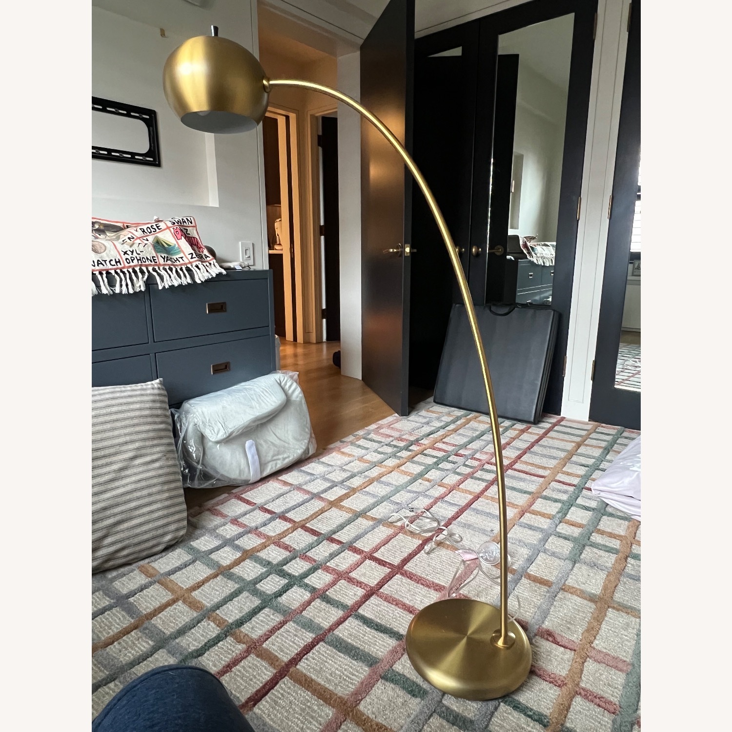 West Elm Petite Arc Metal Floor Lamp (54") - image-2