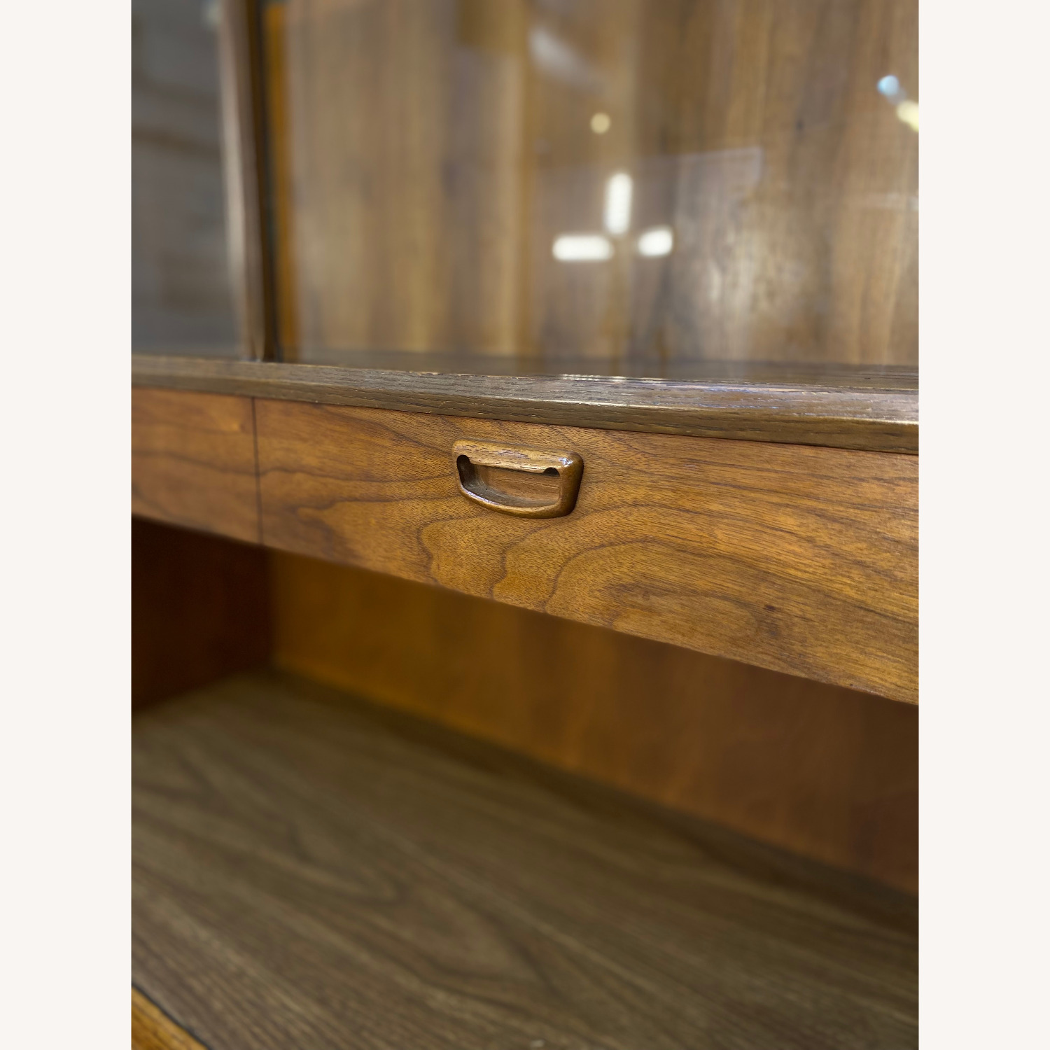 Mid-Century Modern Keller Walnut Hutch Cabinet - image-8