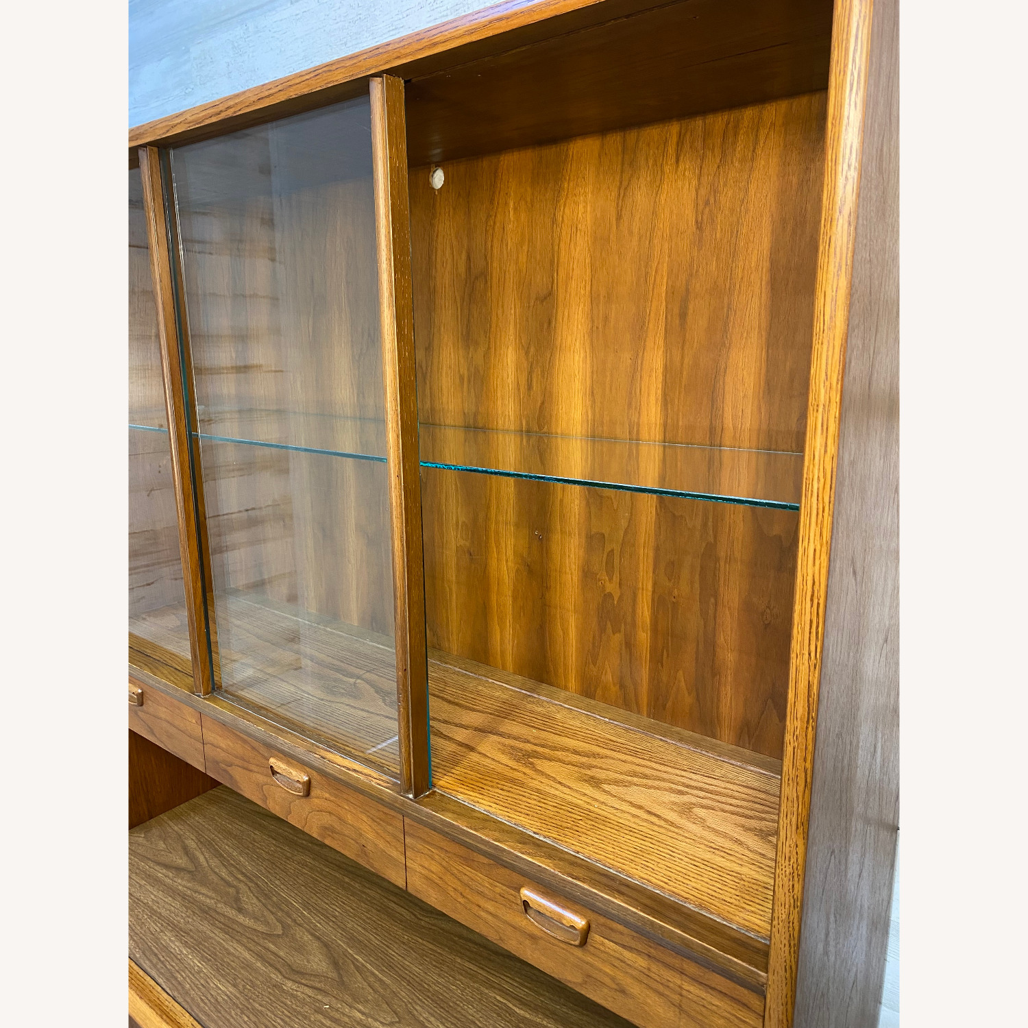 Mid-Century Modern Keller Walnut Hutch Cabinet - image-6