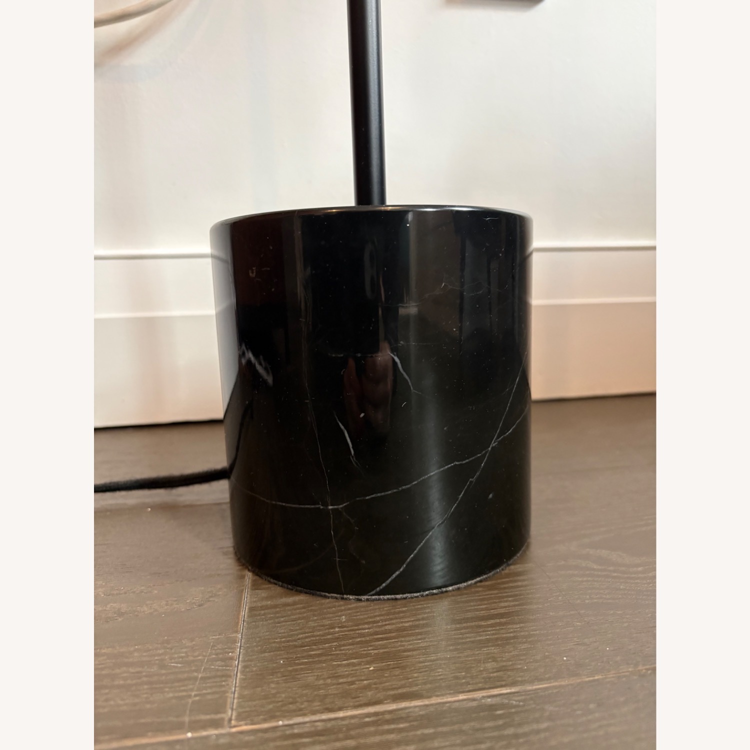 West Elm Sphere & Stem 2-Light Floor Lamp in Black - image-2