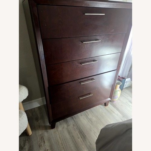 Used Dark Brown Wood Dresser for sale on AptDeco