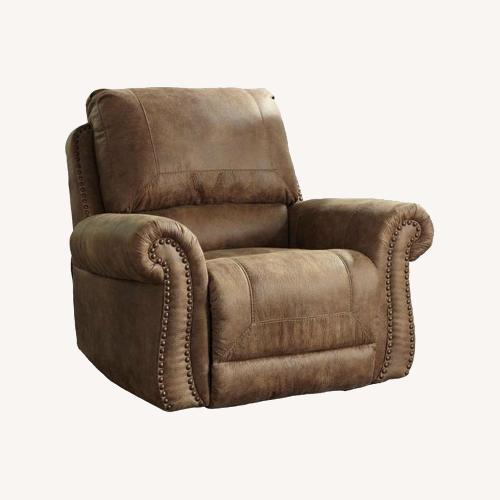 Used Signature Design Light Brown Recliner for sale on AptDeco