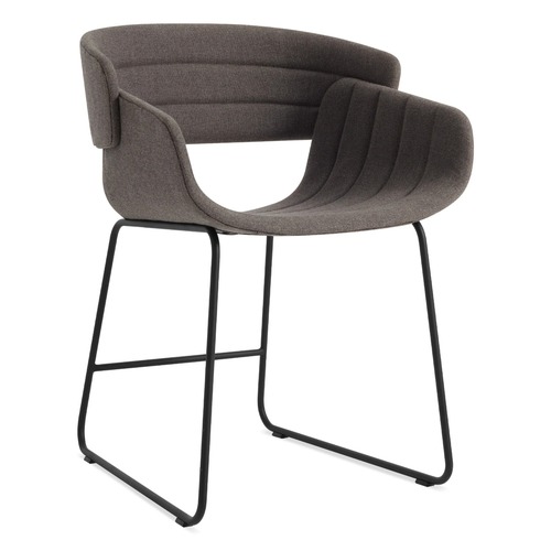 Used Blu Dot Dark Gray Fabric Dining Chairs for sale on AptDeco
