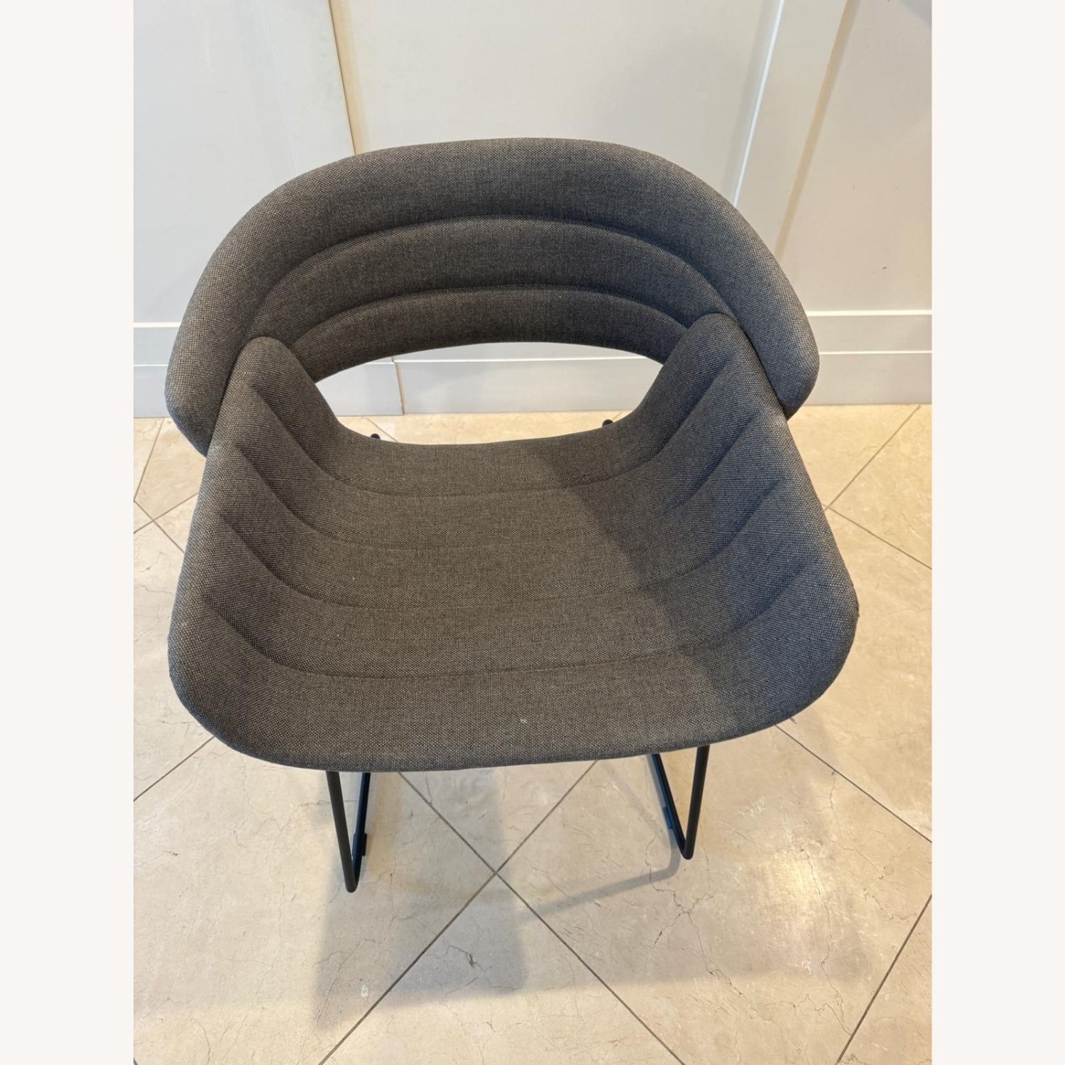 Blu Dot Dark Gray Fabric Dining Chairs - image-3