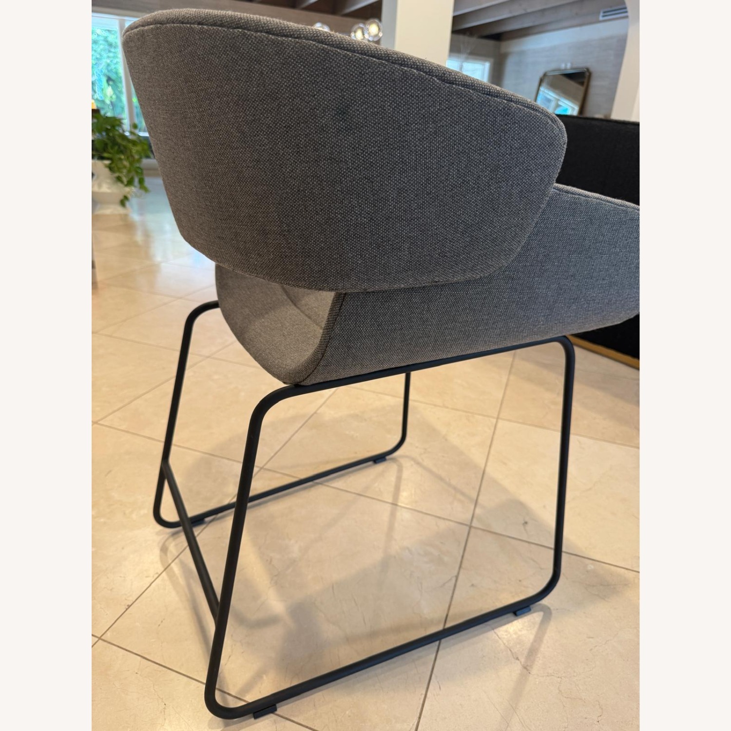 Blu Dot Dark Gray Fabric Dining Chairs - image-2