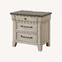 Light Gray Side Table