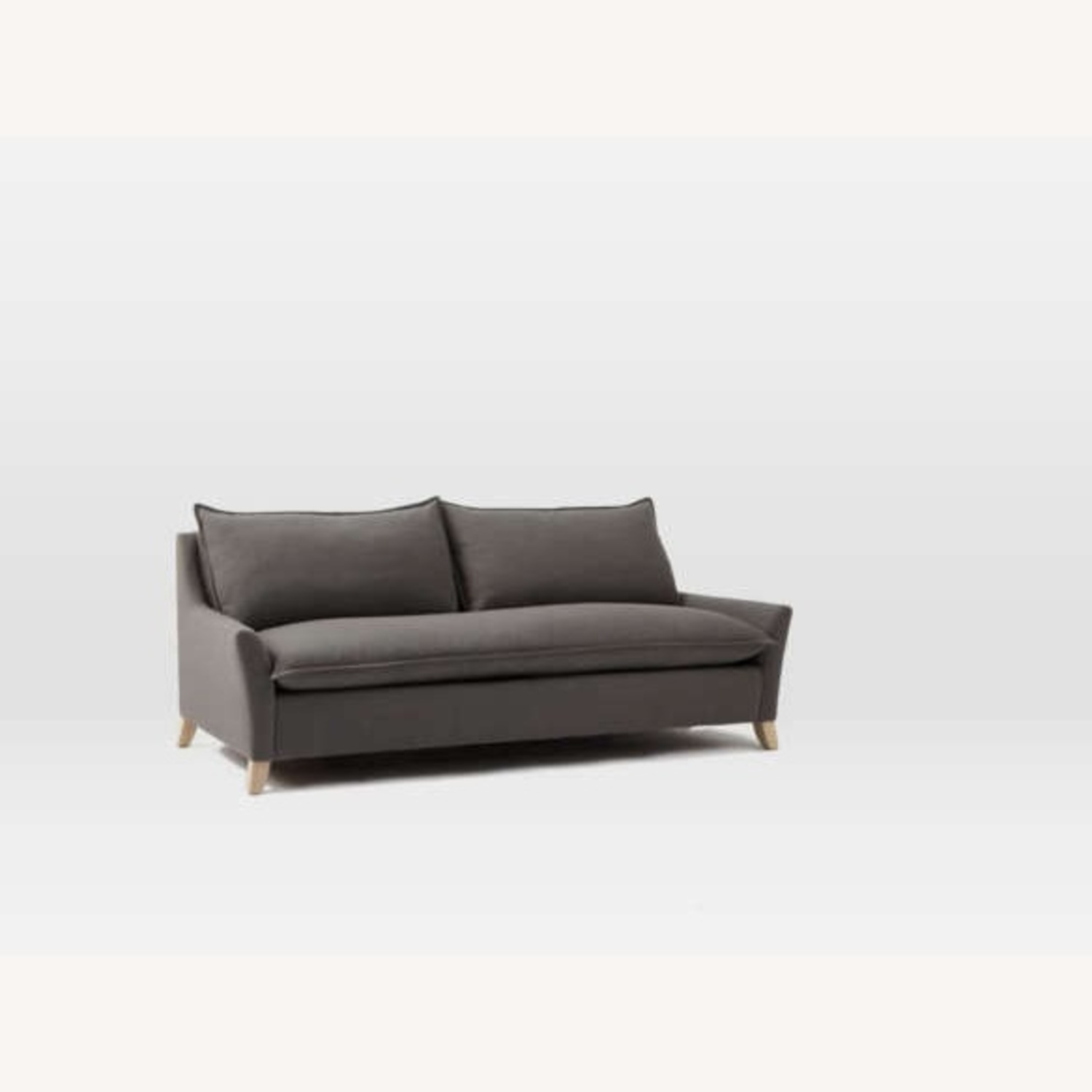 West Elm Bliss Dark Gray Fabric 3+ Seater Sofa - image-7