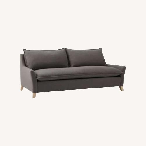 Used West Elm Bliss Dark Gray Fabric 3+ Seater Sofa for sale on AptDeco