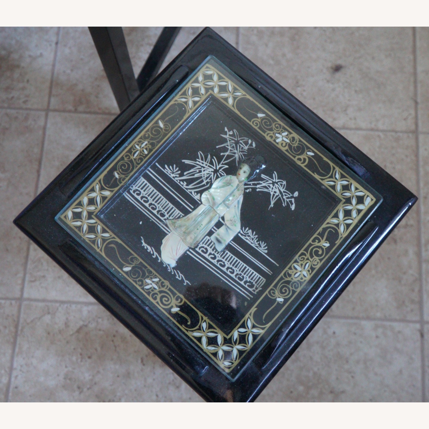 Oriental Style Stackable Tables - image-3