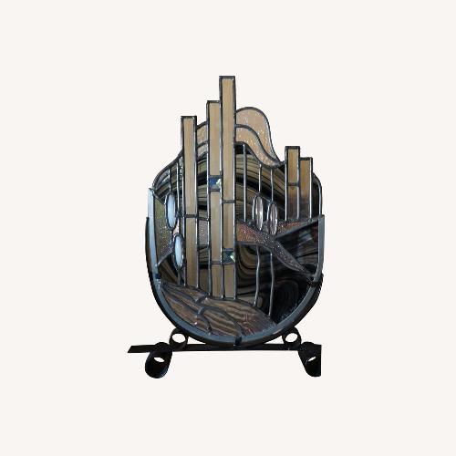 Used Stained Glass Décor Piece for sale on AptDeco