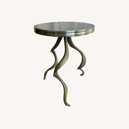 Used 1980s Arthur Court Aluminum Side Table for sale on AptDeco