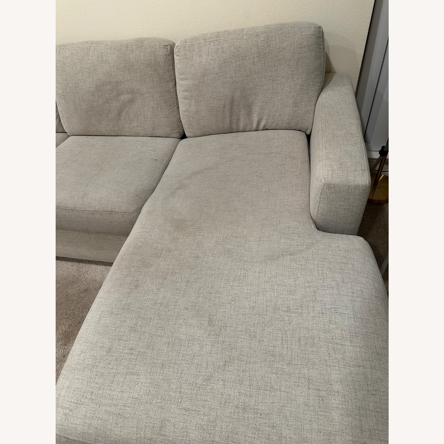 Living Spaces Doheny 94 Sofa + Ottoman - image-2