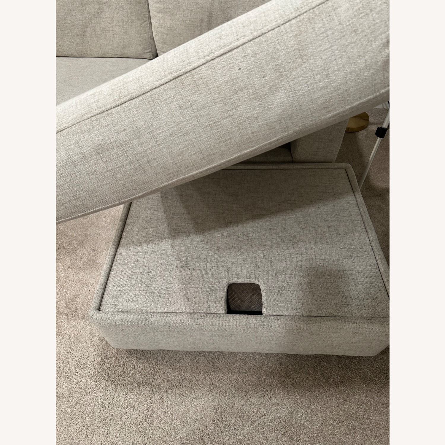 Living Spaces Doheny 94 Sofa + Ottoman - image-4