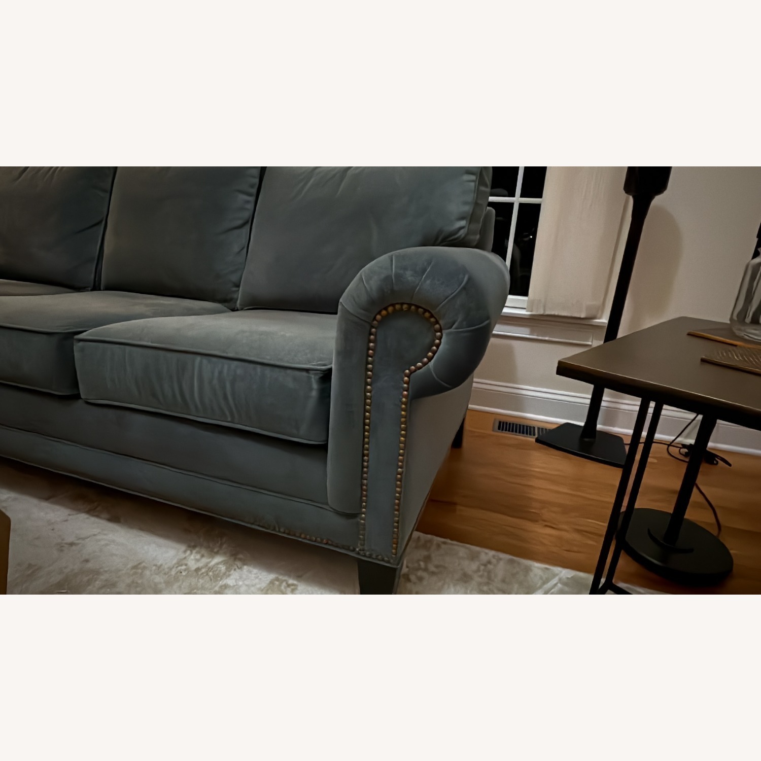 Ethan Allen Bennett Roll Arm 3 Seat Sofa - image-3