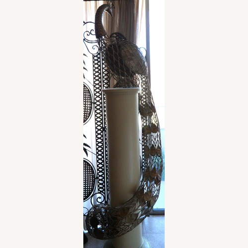 Used Metal Peacock Décor for sale on AptDeco