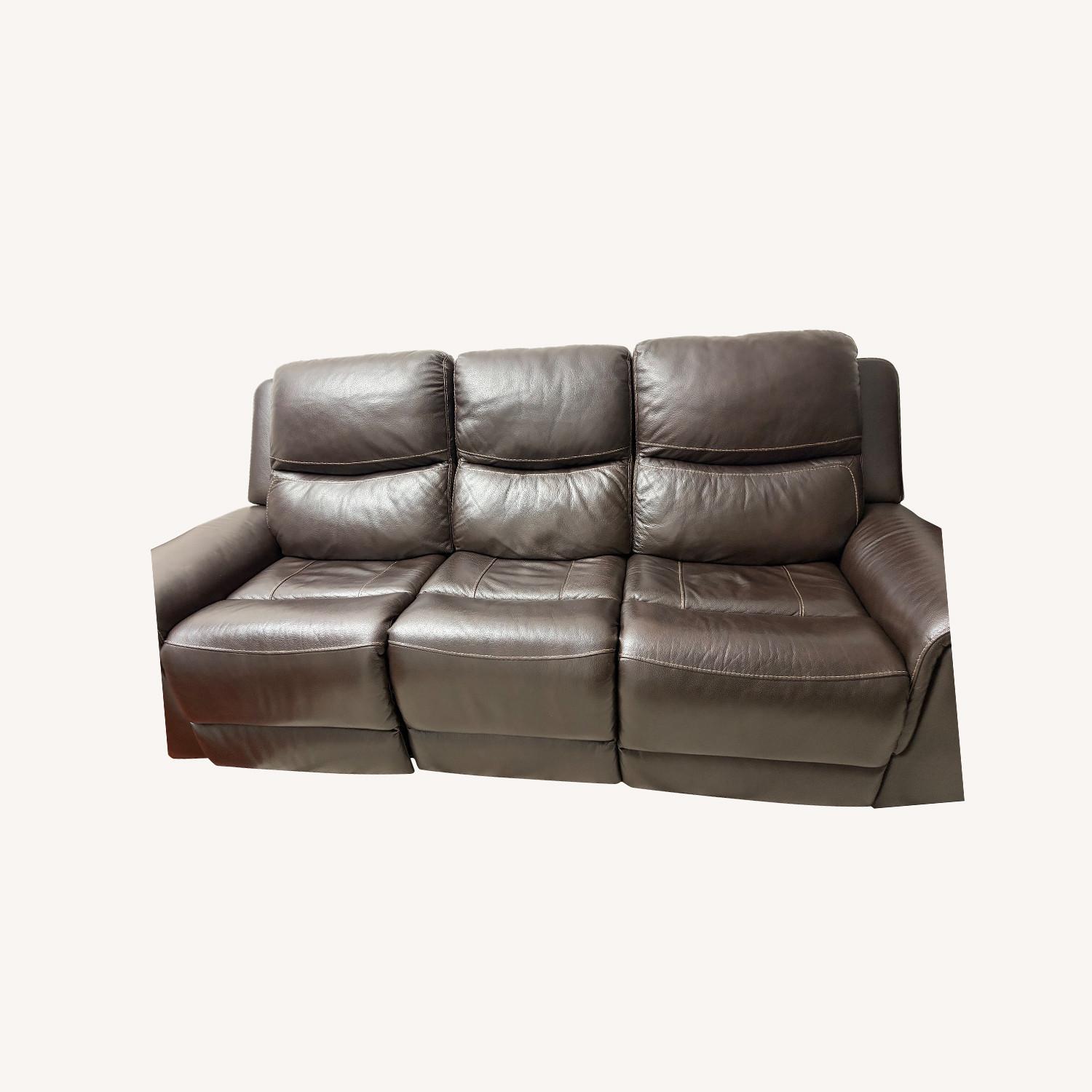 Dark Brown 3+ Seater Sofa - image-0
