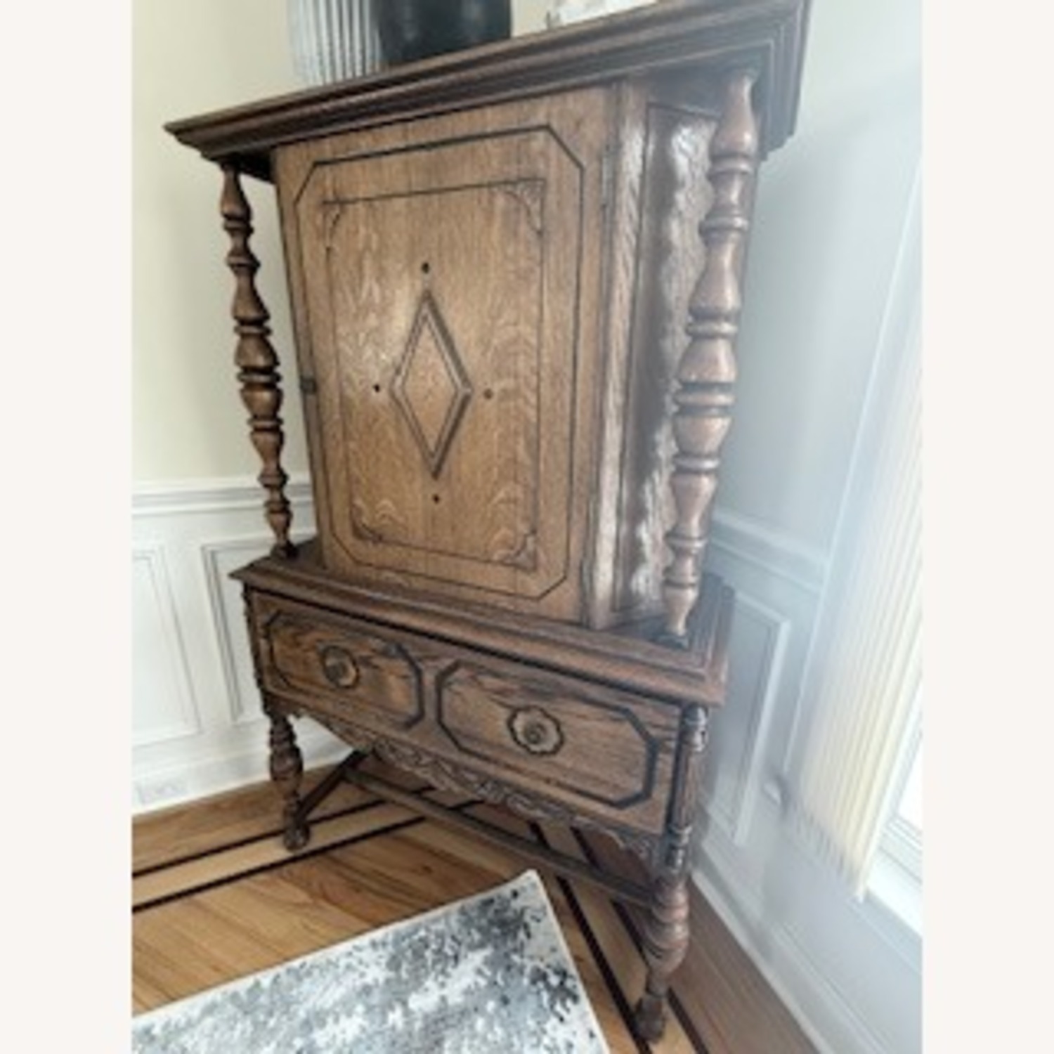 Vintage Farmhouse Circa 1940's Cabinet/Closet - image-1