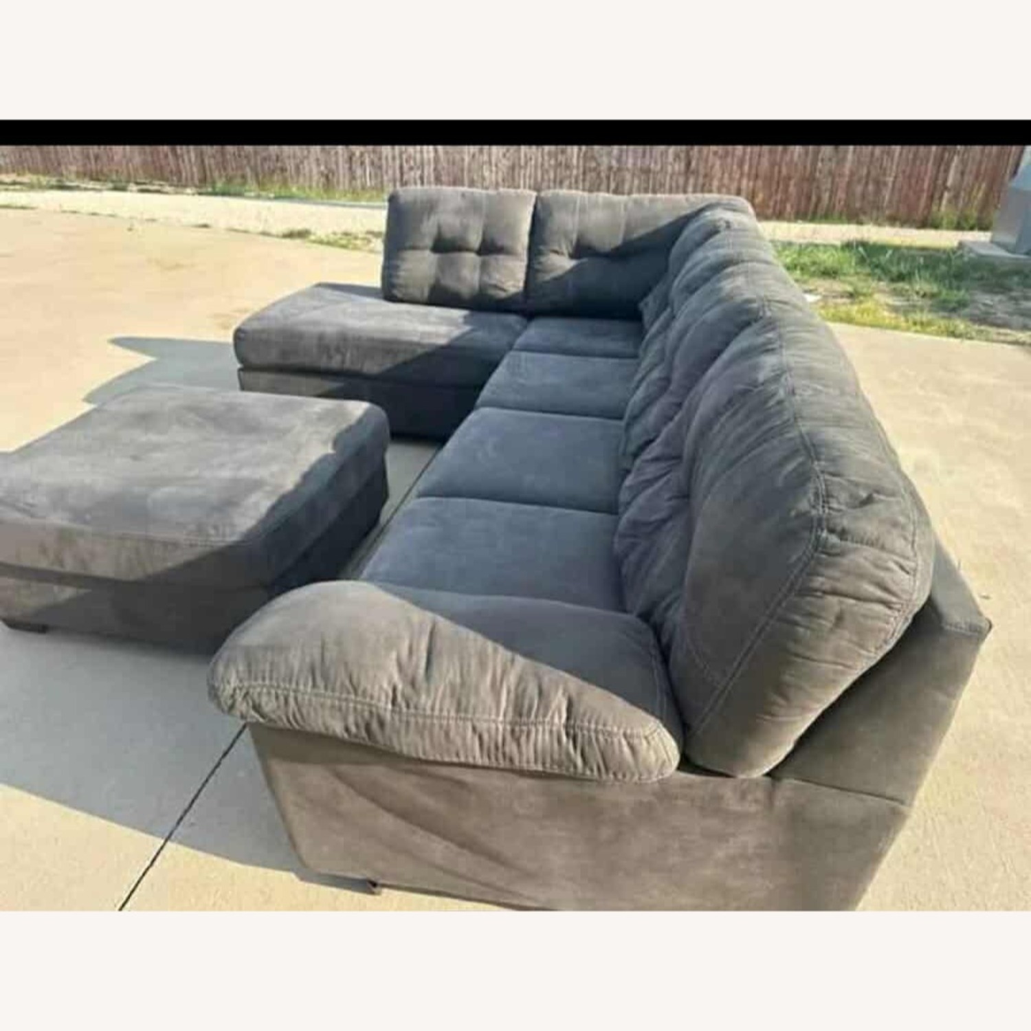 Ashley Furniture Dark Gray 2 Piece Sectional - image-2