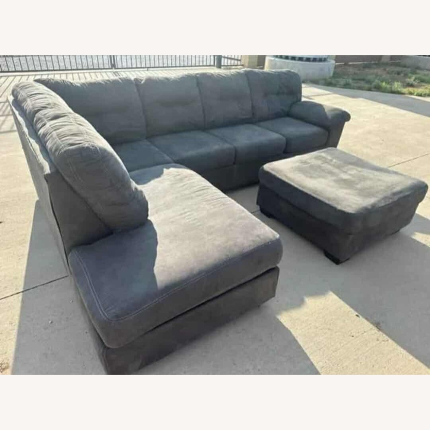 Ashley Furniture Dark Gray 2 Piece Sectional - image-3