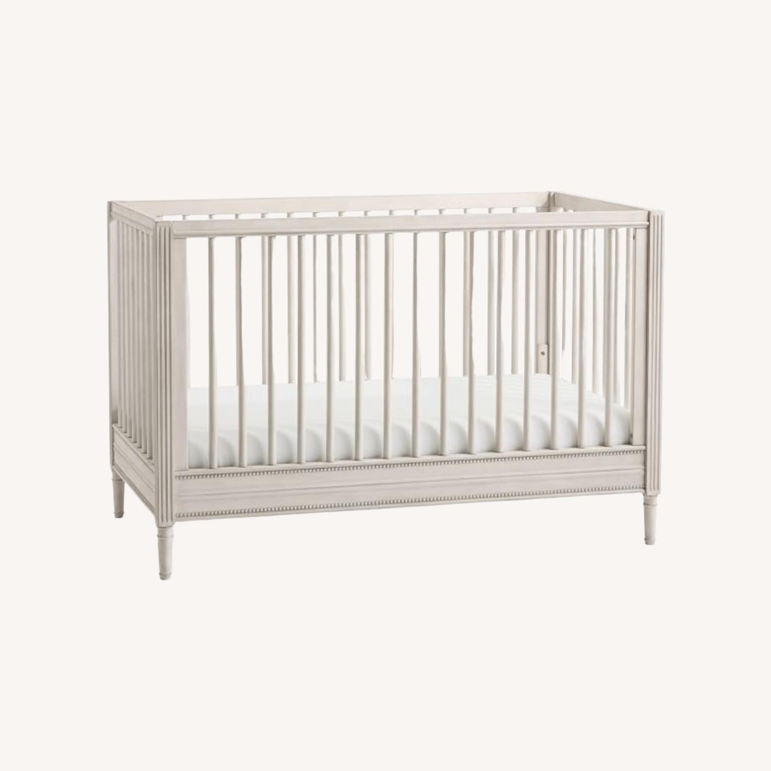 Pottery Barn Kids Harlow Light Gray Wood Crib - image-0