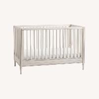 Pottery Barn Kids Harlow Light Gray Wood Crib