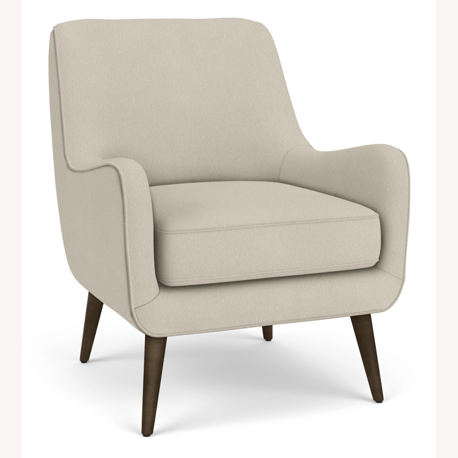 Room & Board Quinn White Velvet Accent Chair - image-9