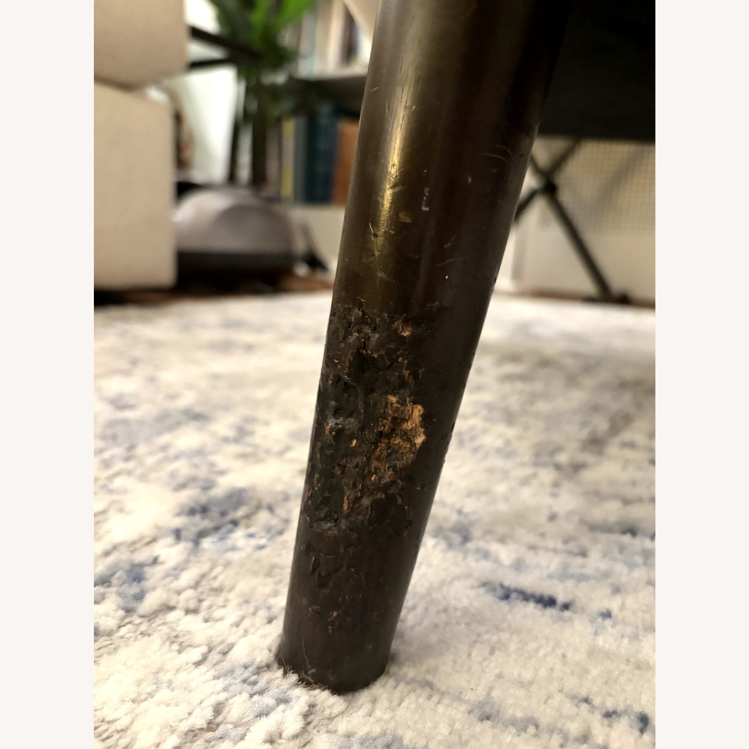 Room & Board Quinn White Velvet Accent Chair - image-6