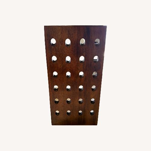 Used World Market Dark Brown Wood Wall Decor for sale on AptDeco