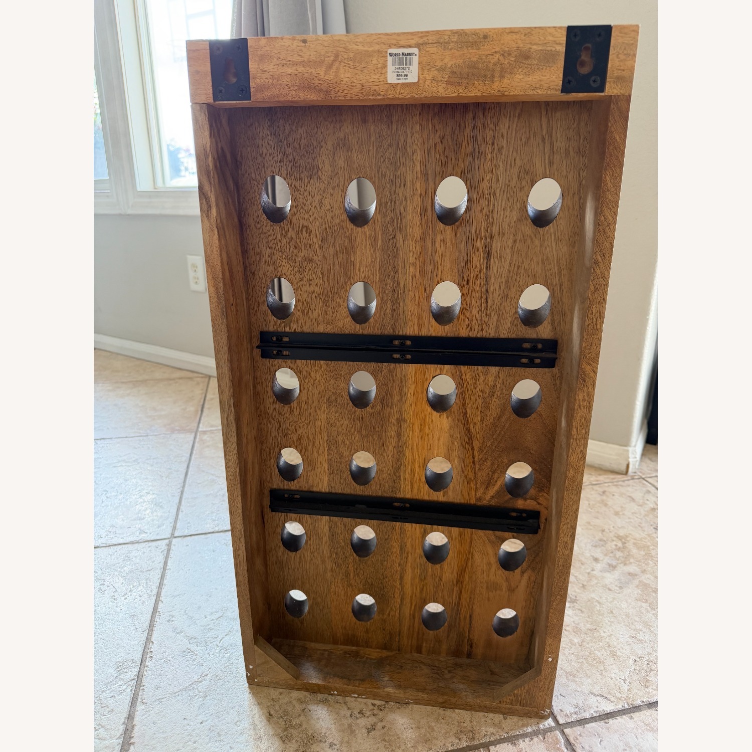 World Market Dark Brown Wood Wall Decor - image-2